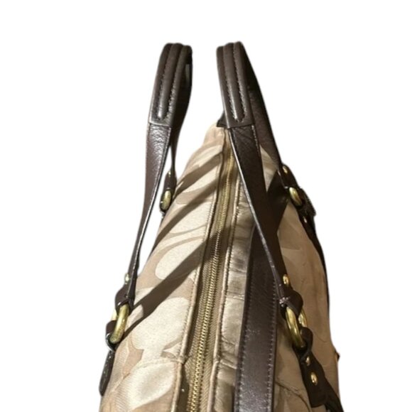 Coach Signature Campbell Satchel Shoulder Tote - Picture 4 of 10